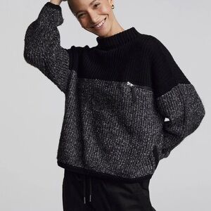 Varley black and grey Darwell sweater